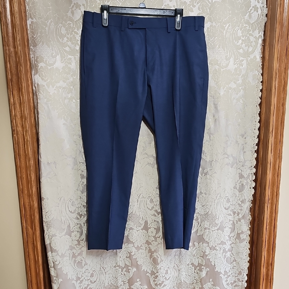 Calvin Klein Blue Dress Pants Slim Fit